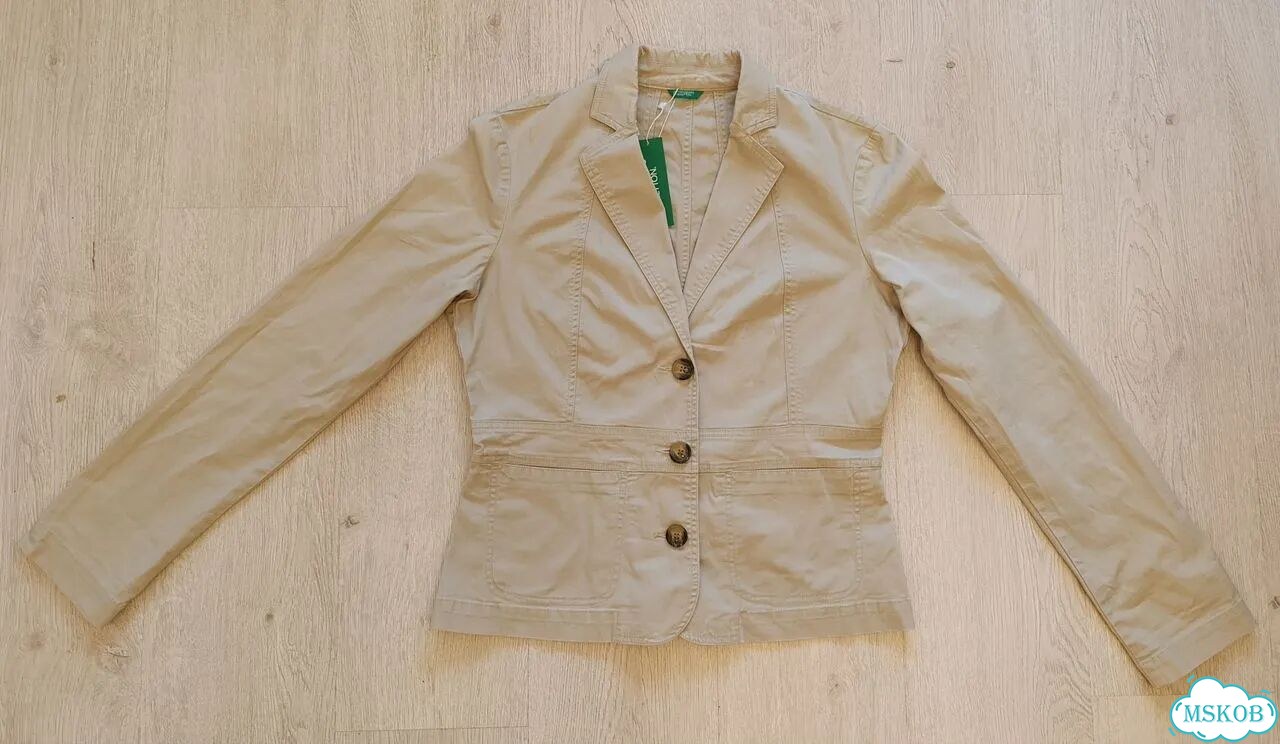 Пиджак женский летний Benetton фото 4