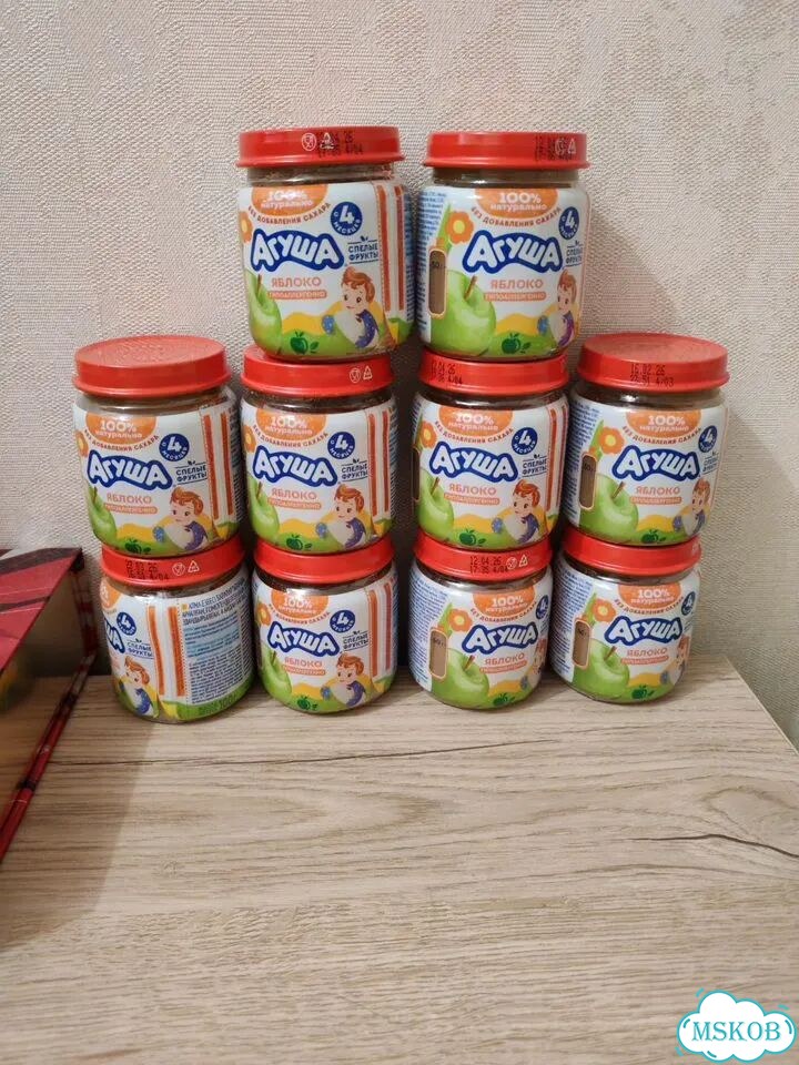 Пюре агуша яблоко фото 1