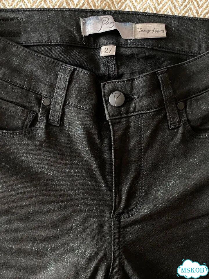 Узкие джинсы Paige Denim черные, р-р 27 (RU 42-44) фото 1