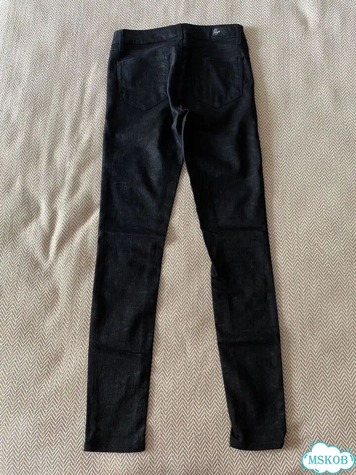 Узкие джинсы Paige Denim черные, р-р 27 (RU 42-44) фото 3