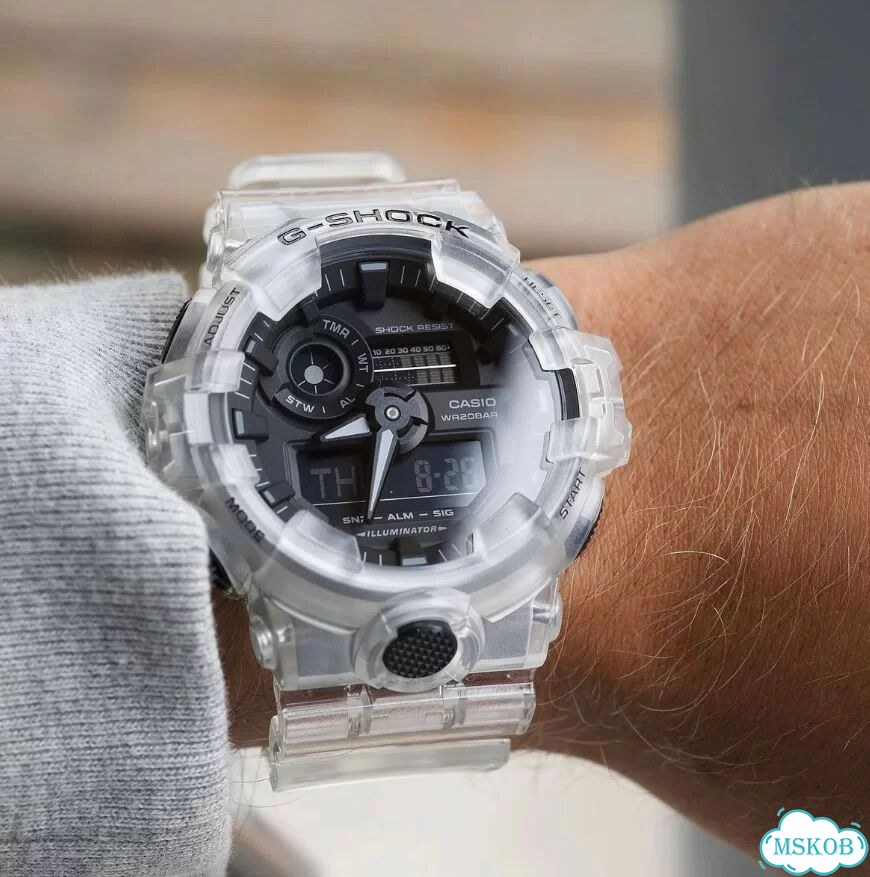 Японские наручные часы Casio G-Shock GA-700SKE-7A фото 3