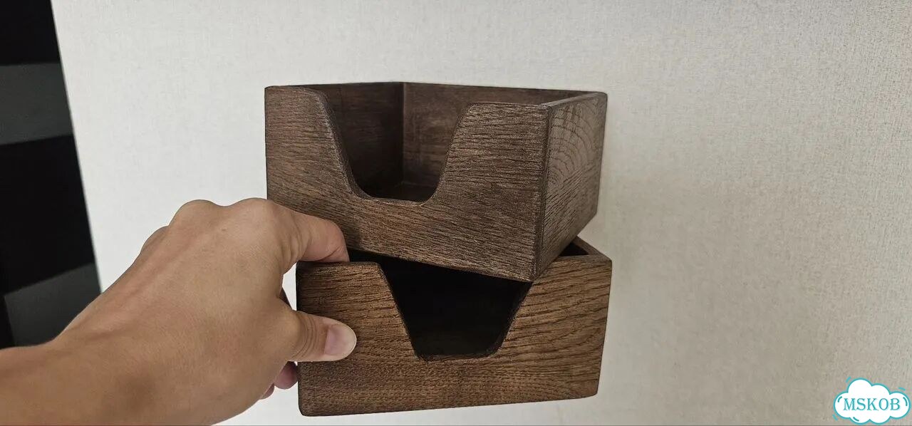 Салфетница из дуба, из дерева фото 1