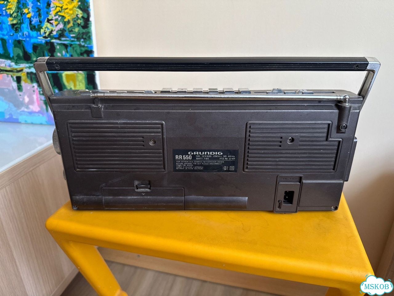 Grundig RR 550 Stereo, винтажный радиомагнитофон фото 2