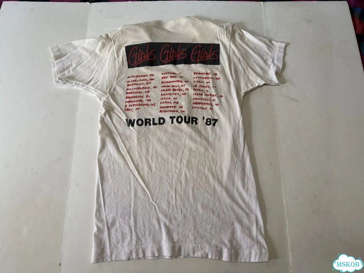 Футболка VTG 1987 Motley Crue Girls фото 2