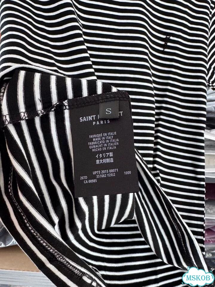Футболка Saint Laurent strip как у Kai Angel фото 2