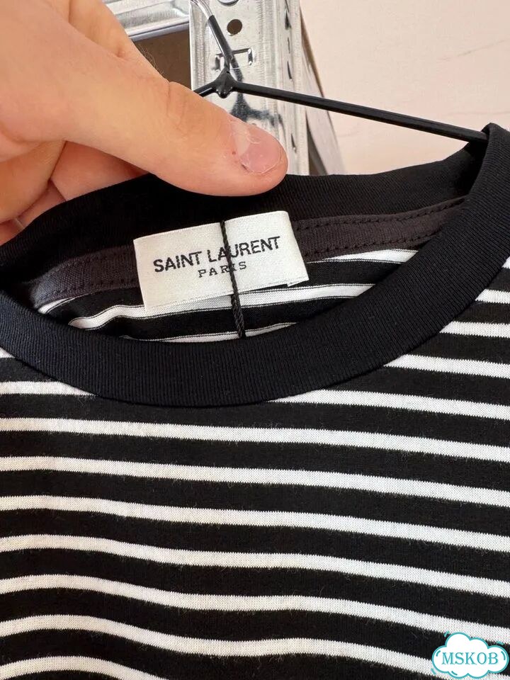 Футболка Saint Laurent strip как у Kai Angel фото 3