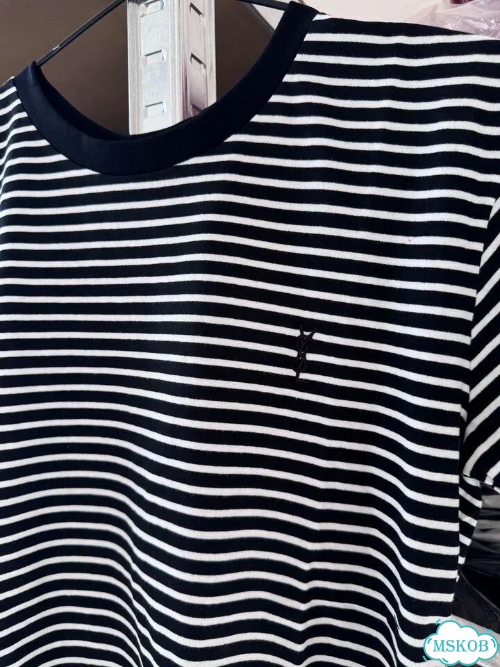 Футболка Saint Laurent strip как у Kai Angel фото 6