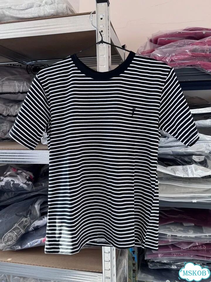 Футболка Saint Laurent strip как у Kai Angel фото 7