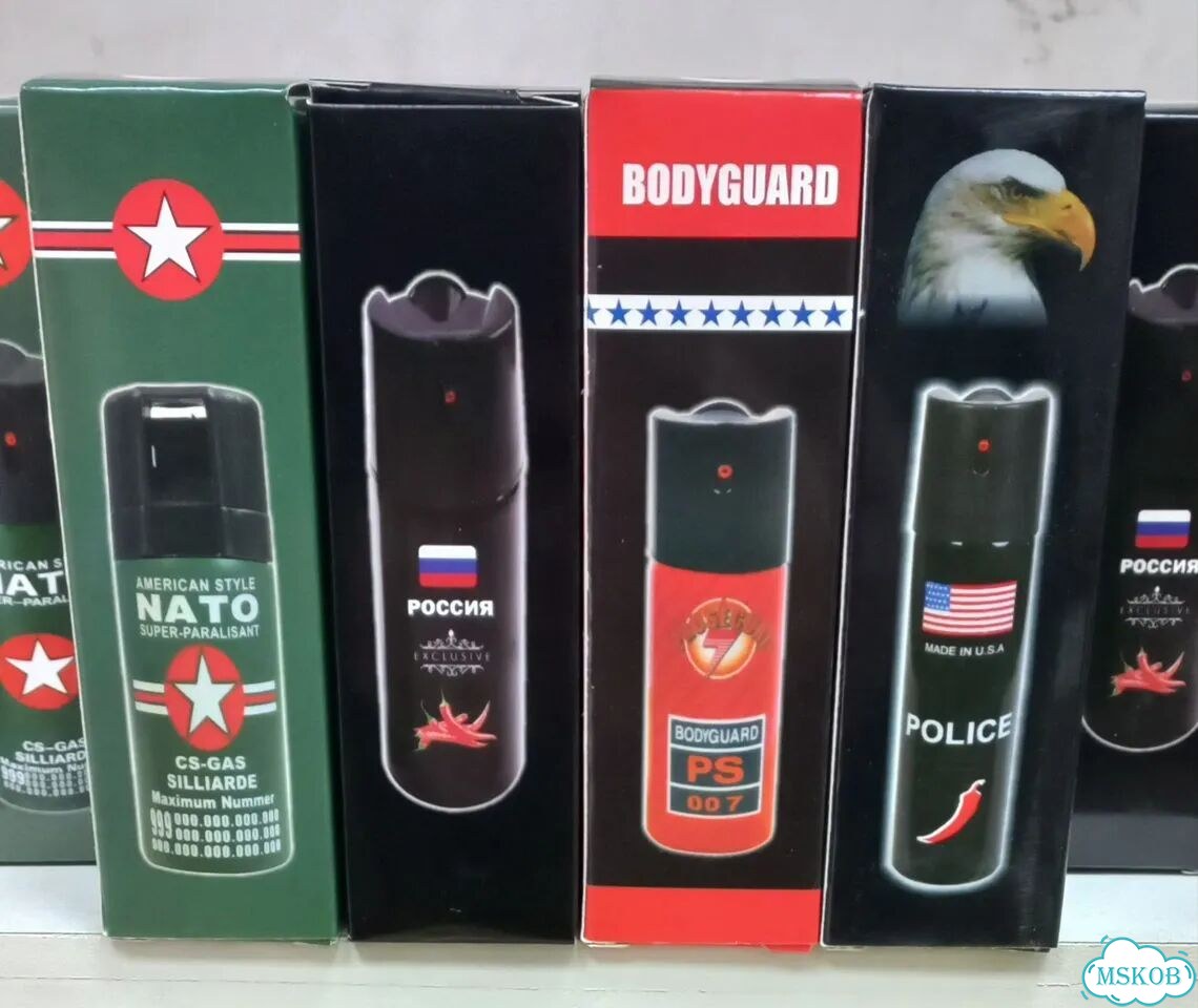 Чёрный чехол перцового баллончика фото 2