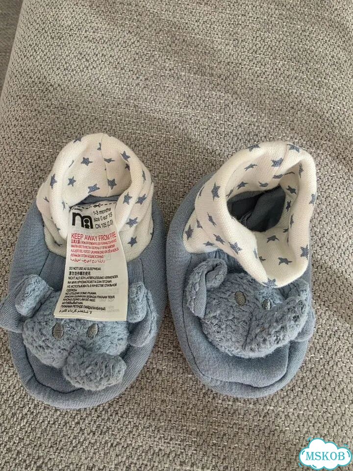 Пинетки Mothercare Слоник с погремушками фото 3