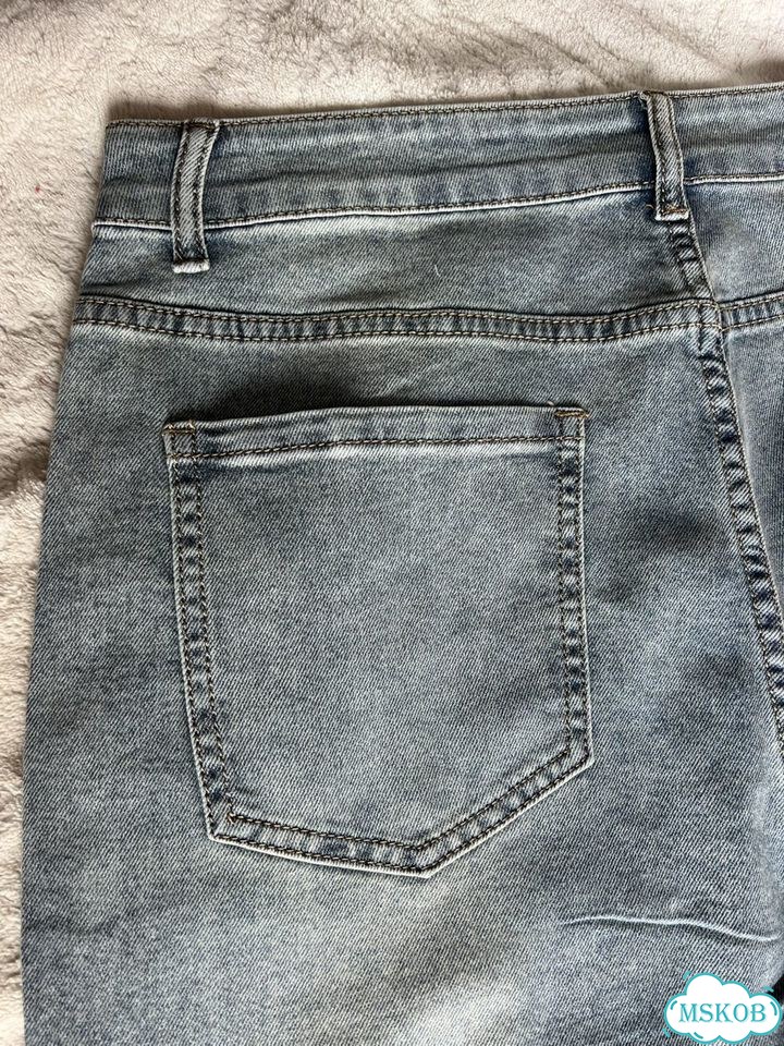 Джинсы широкие Zara type синие фото 10