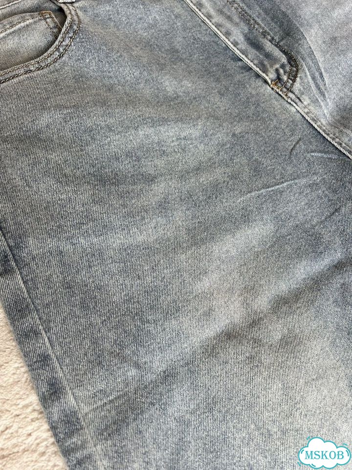 Джинсы широкие Zara type синие фото 6