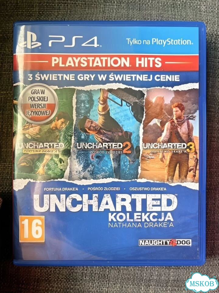 Uncharted коллекция ps4 диск фото 1
