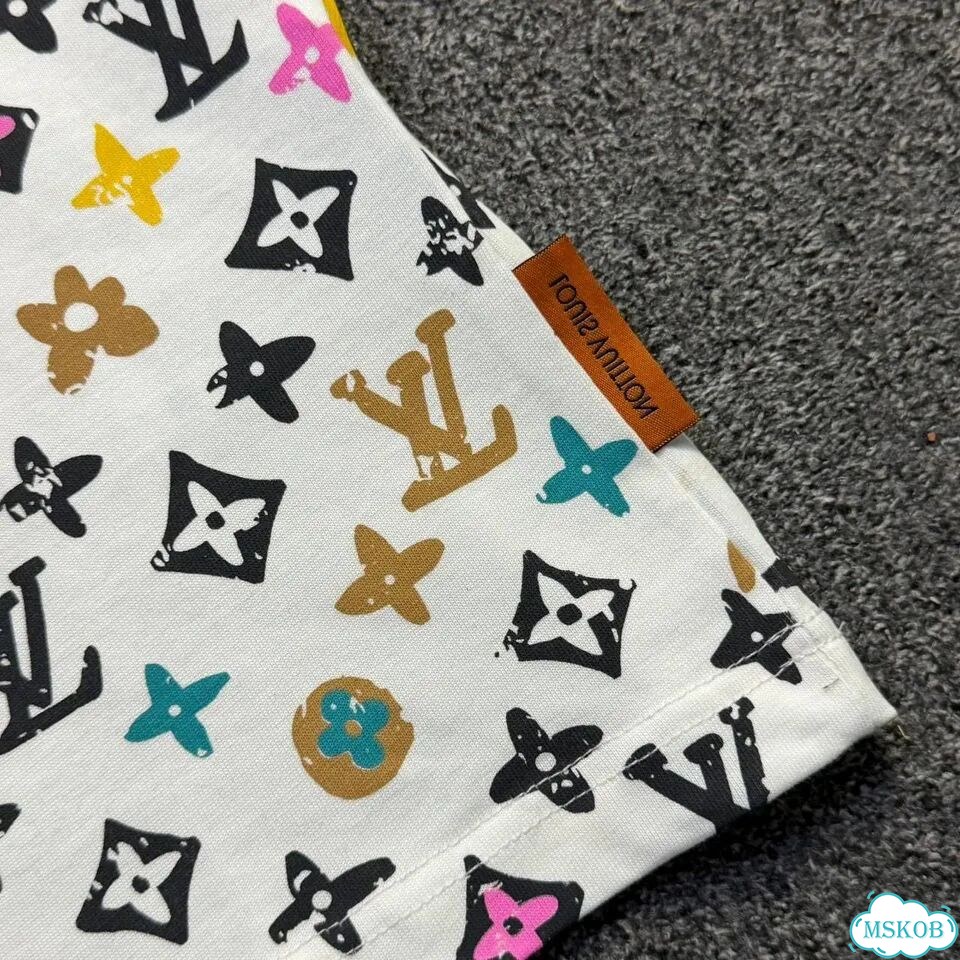 Футболка мужская Louis Vuitton Logo белая premium фото 3