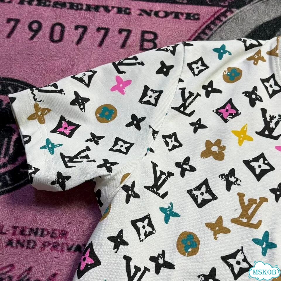 Футболка мужская Louis Vuitton Logo белая premium фото 8
