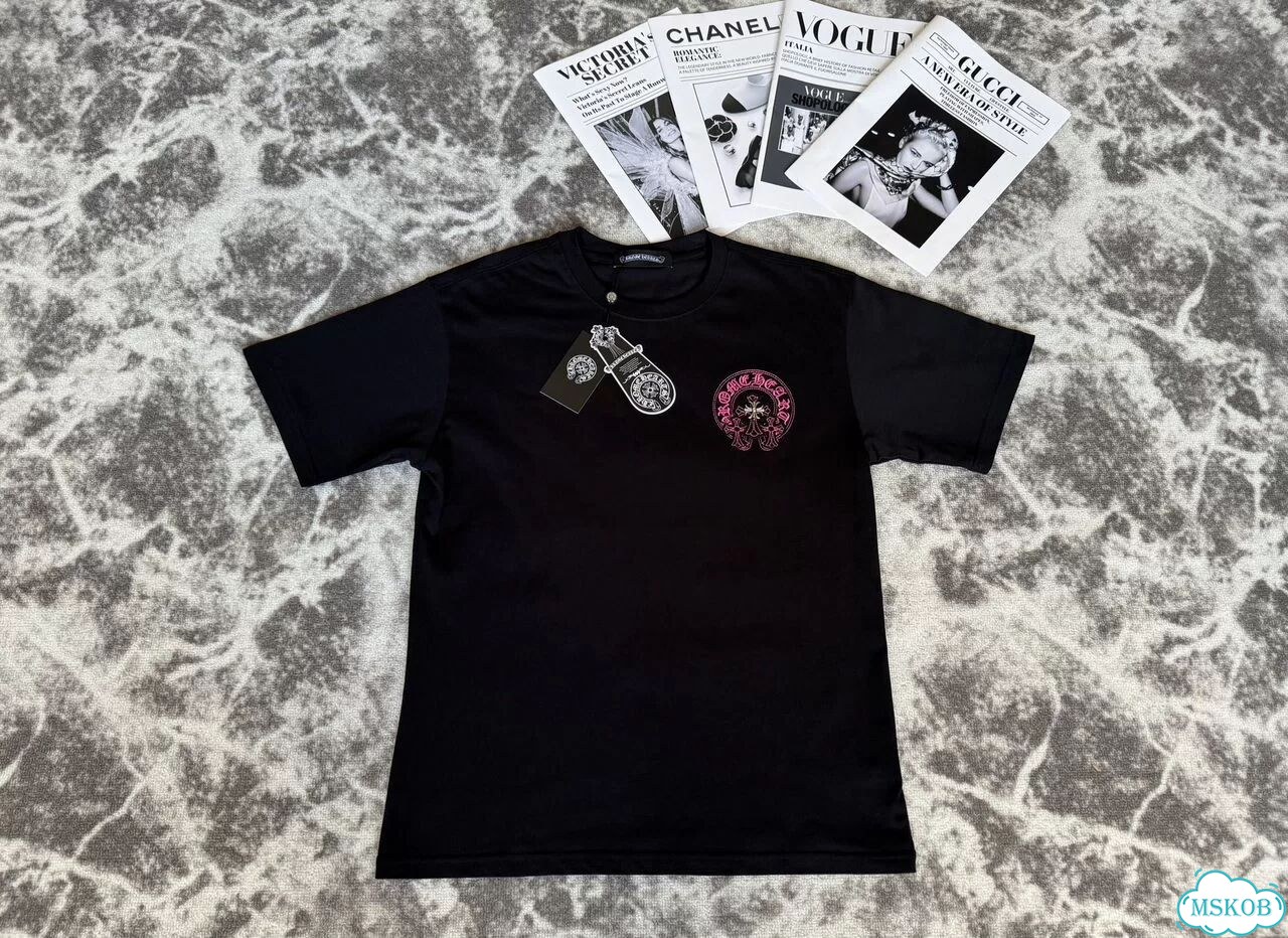 Футболка Chrome Hearts черная фото 4