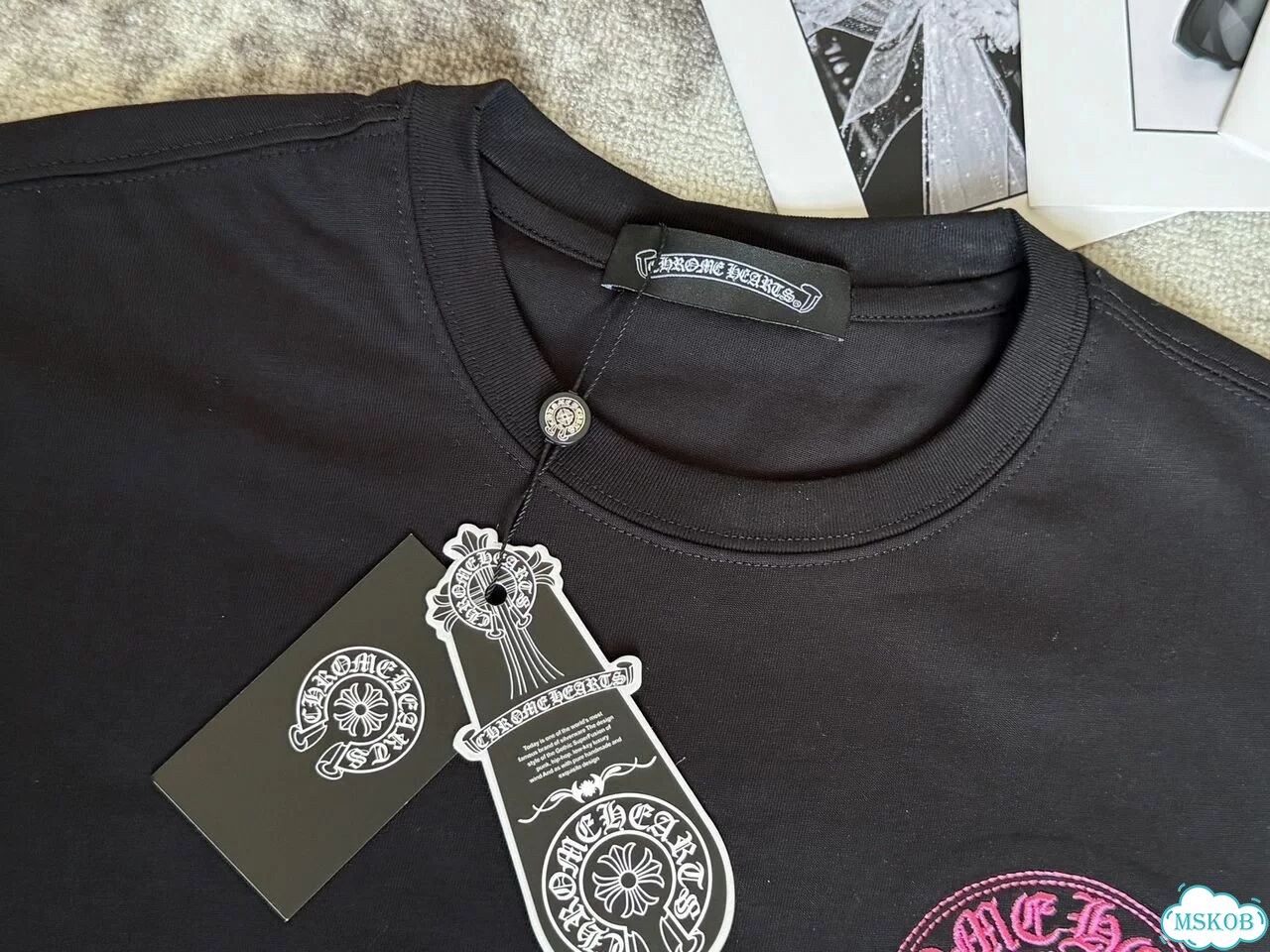 Футболка Chrome Hearts черная фото 7
