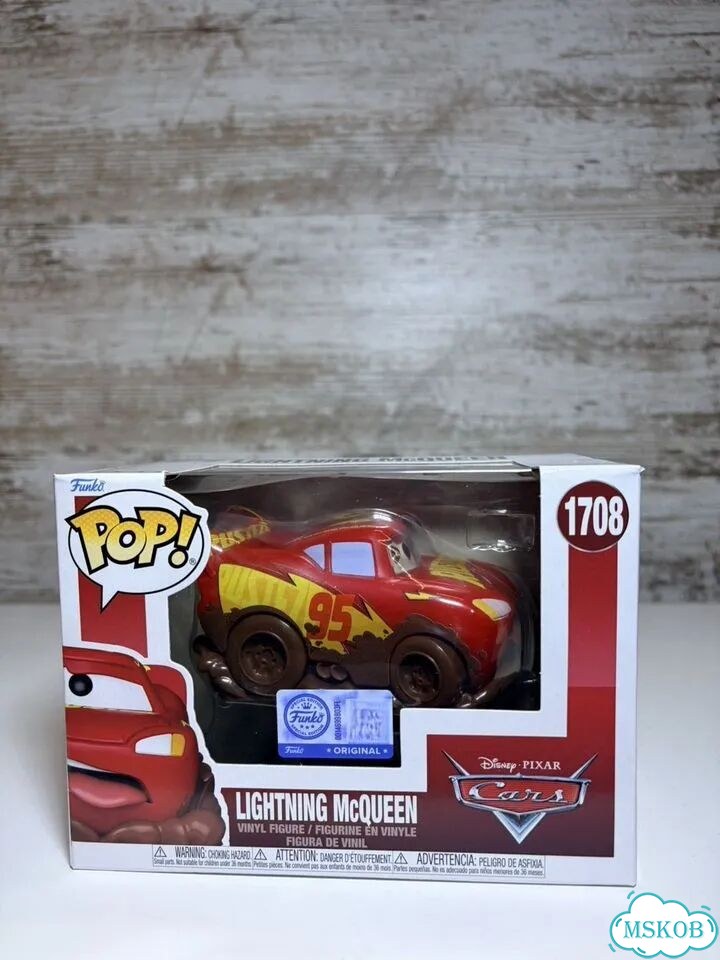 Funko Pop, Cars Lightning McQueen Muddy фото 1