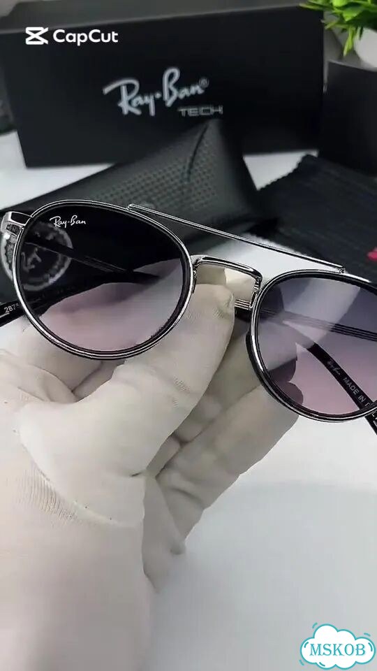 Очки ray ban розово-серые градиентные фото 1