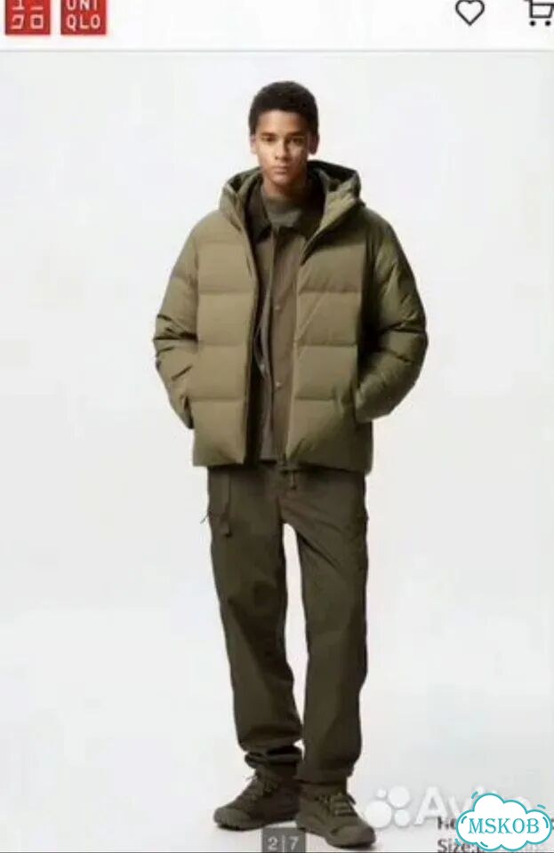 Пуховик Uniqlo,муж.,Новый, S фото 2