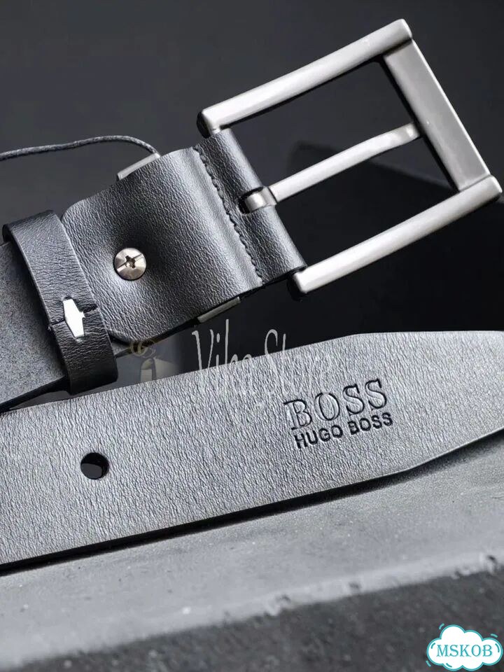 Ремень мужской Hugo Boss чёрный, новый, 38мм фото 9