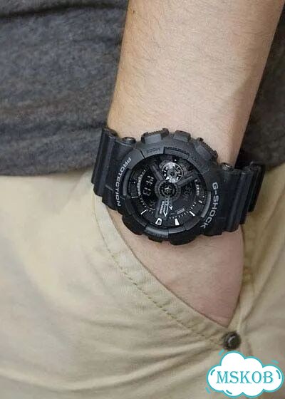 Японские наручные часы Casio G-shock GA-110-1B фото 3