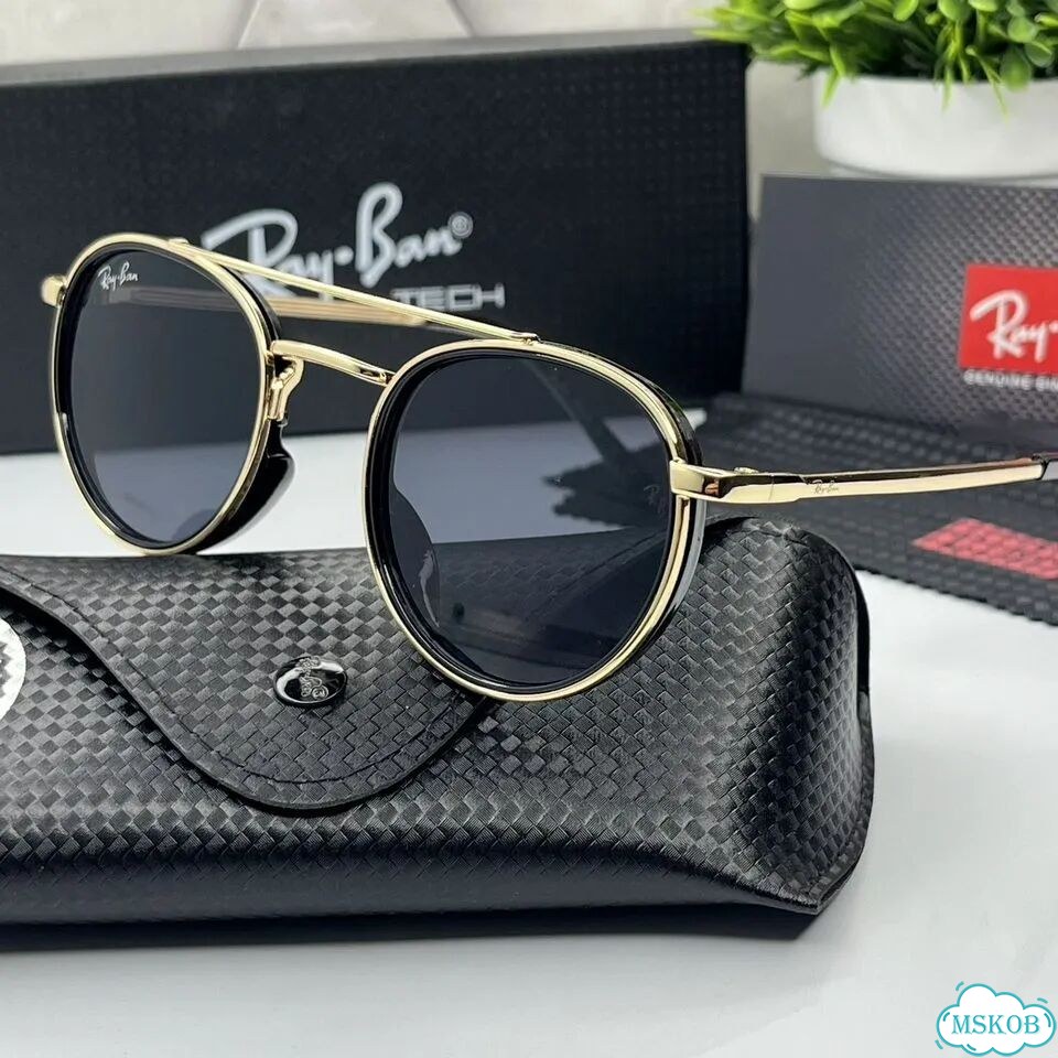 Очки ray ban золотистая оправа фото 2