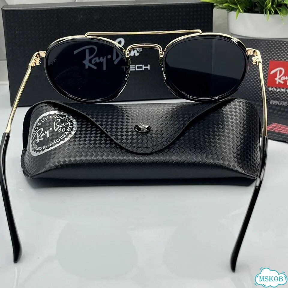 Очки ray ban золотистая оправа фото 6
