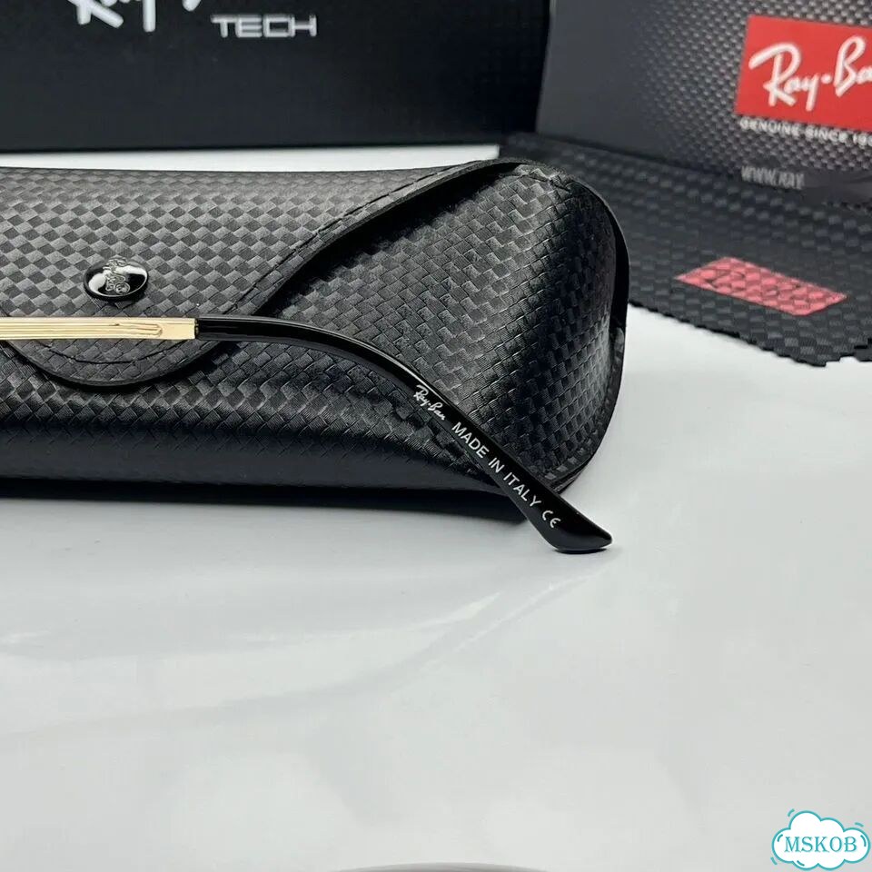 Очки ray ban золотистая оправа фото 7
