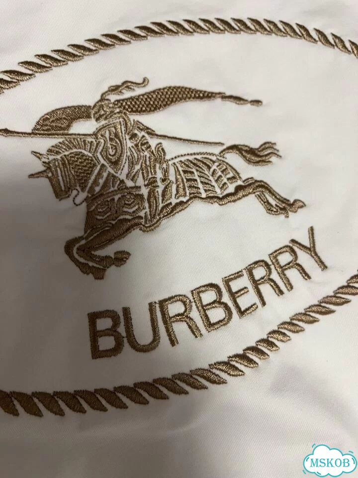 Свитшот Burberry белый вышивка фото 5