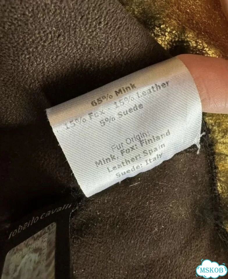 Шуба roberto cavalli оригинал фото 6