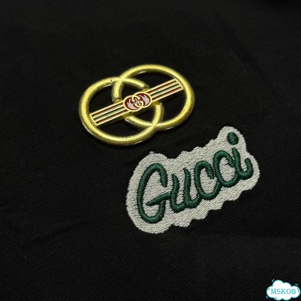 Футболка Gucci чёрная премиум S-XXL фото 3