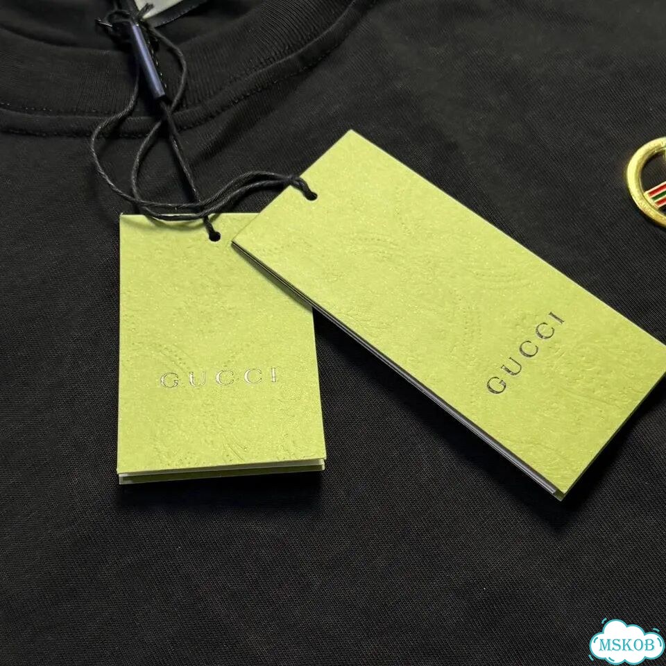 Футболка Gucci чёрная премиум S-XXL фото 4