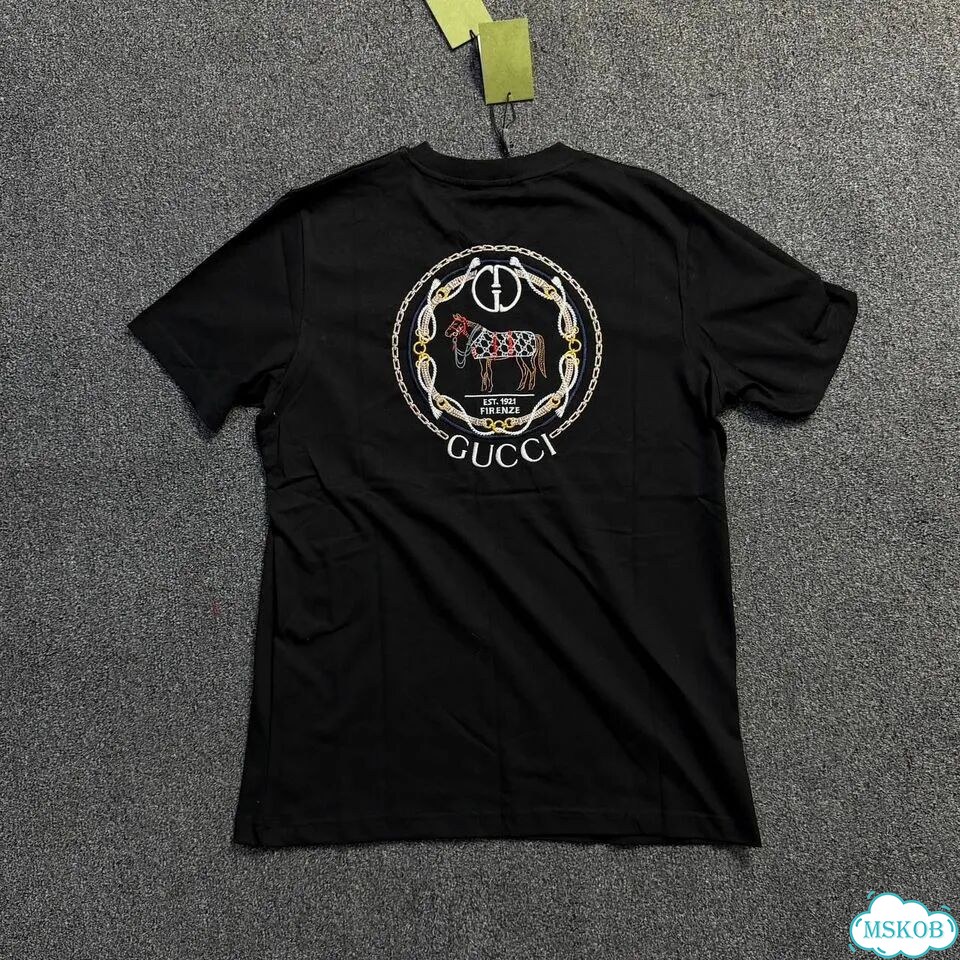 Футболка Gucci чёрная премиум S-XXL фото 8