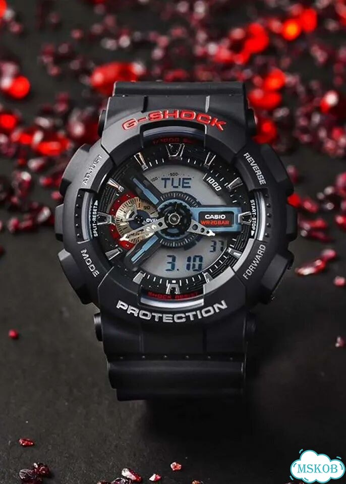 Японские наручные часы Casio G-shock GA-110-1A фото 1
