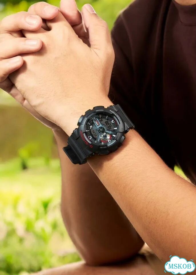 Японские наручные часы Casio G-shock GA-110-1A фото 2