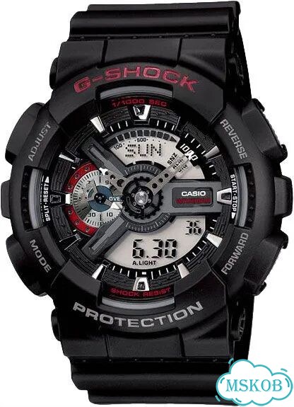Японские наручные часы Casio G-shock GA-110-1A фото 3