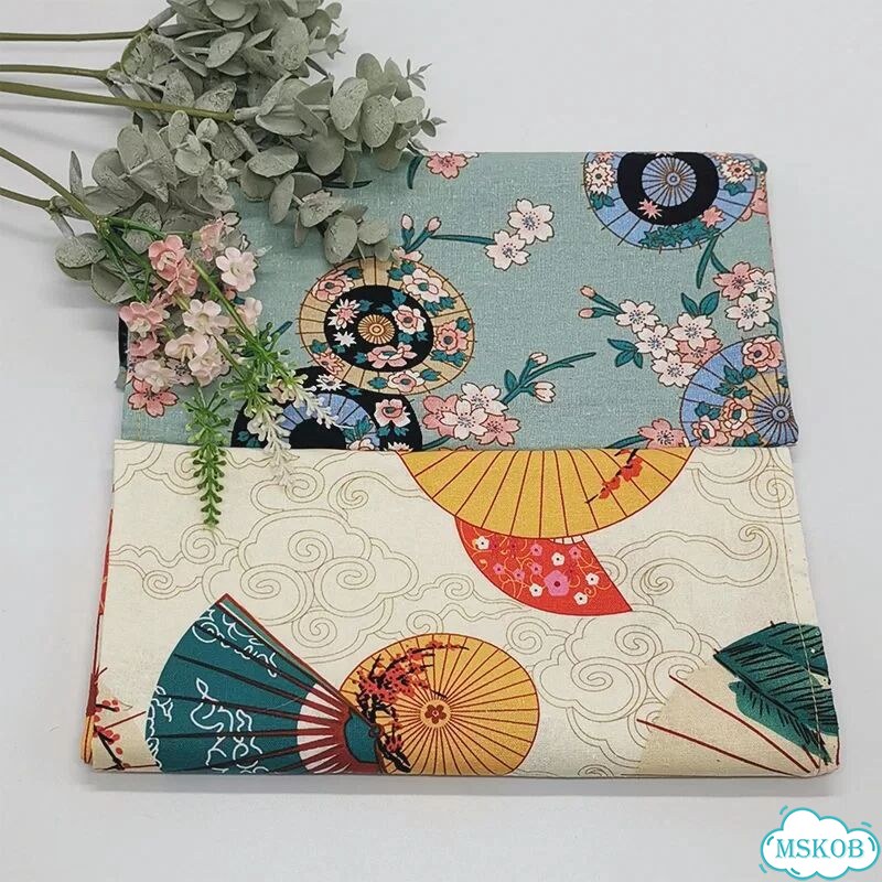 Фурошики из хлопка, цветочный принт, 70x70/90x90 см фото 3