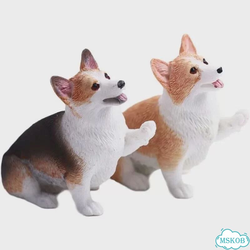 Мини-фигурка корги из смолы, цвет 7 фото 2