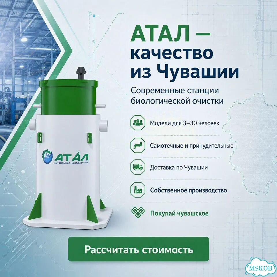 Септик Атал под ключ без откачки фото 1