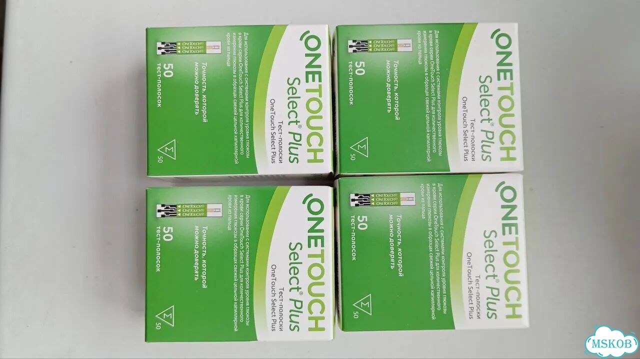 Тест полоски one touch select plus 50шт фото 1
