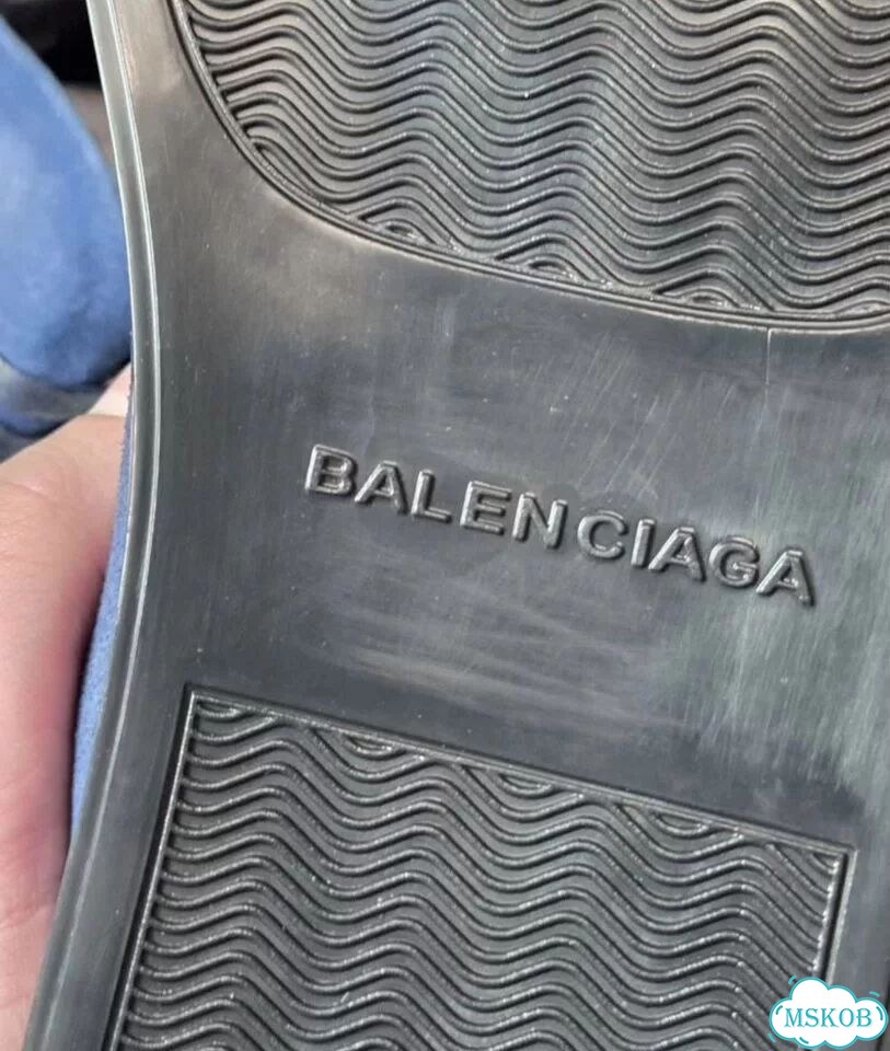 Кеды Balenciaga Arena Low Blue Замшевые новинка фото 8