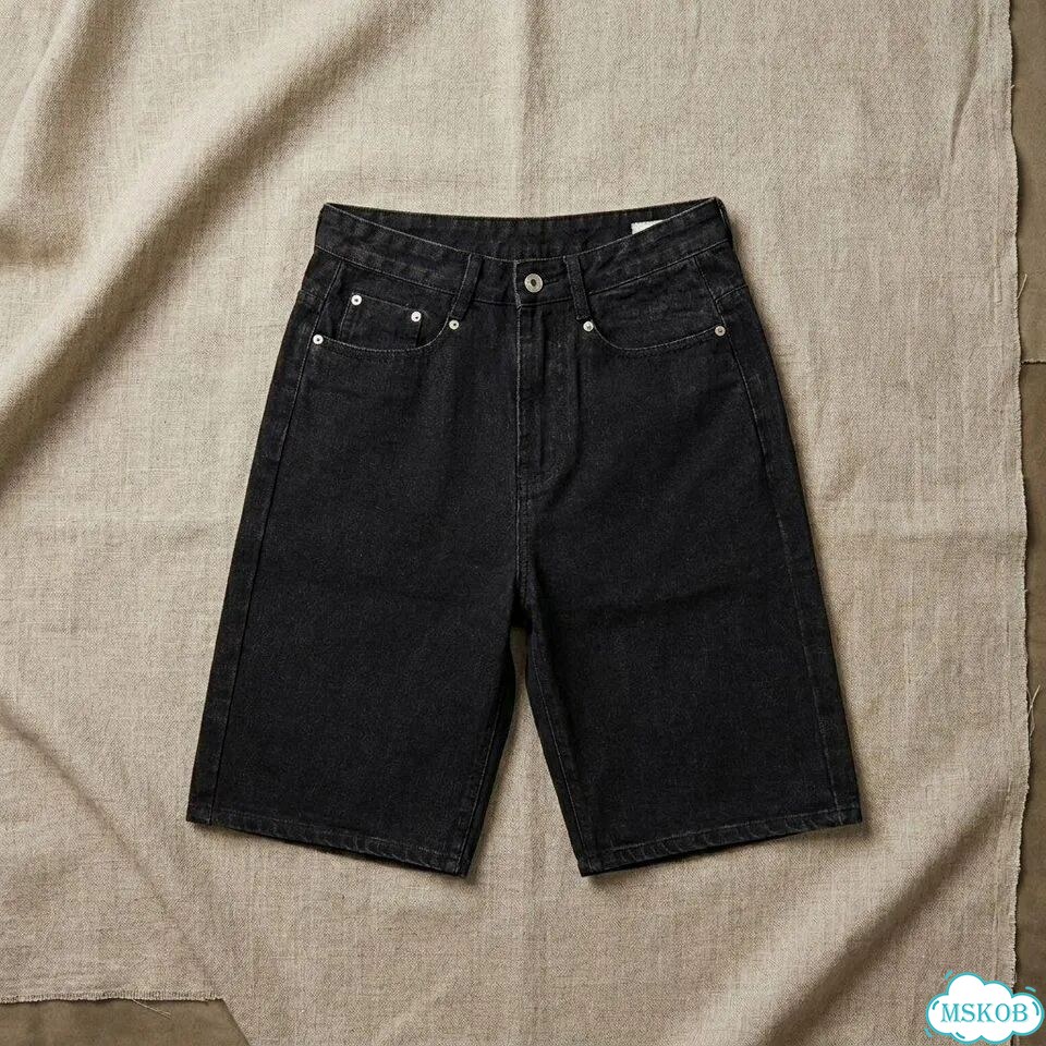 Шорты джинсовые Zara type черные фото 1