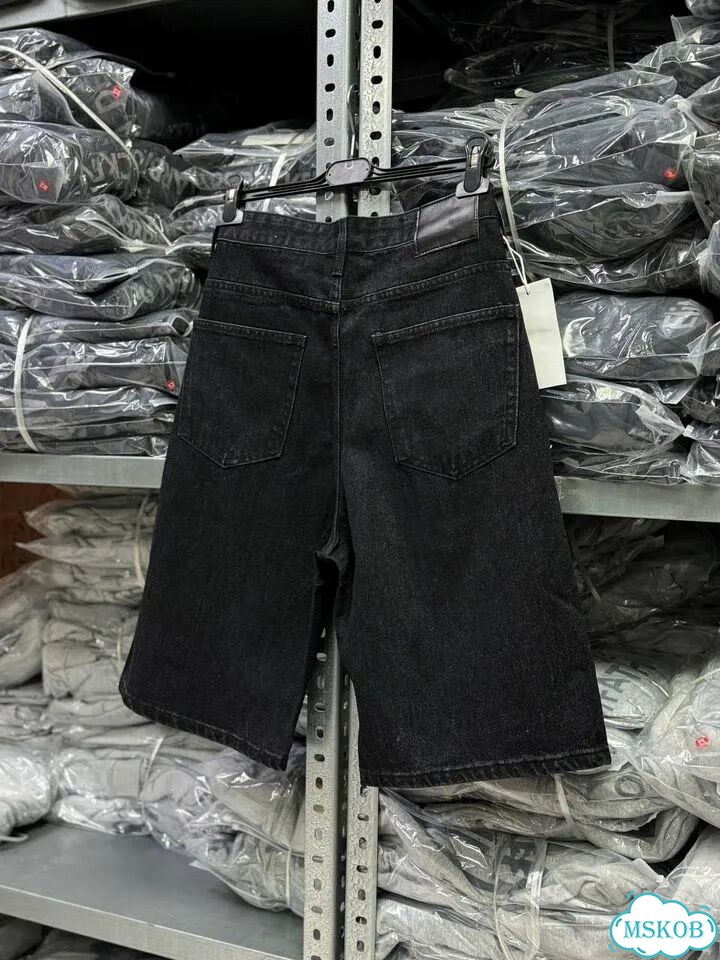 Шорты джинсовые Zara type черные фото 2