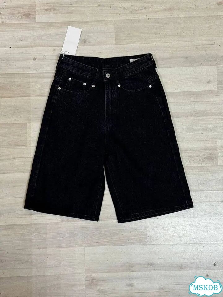 Шорты джинсовые Zara type черные фото 4