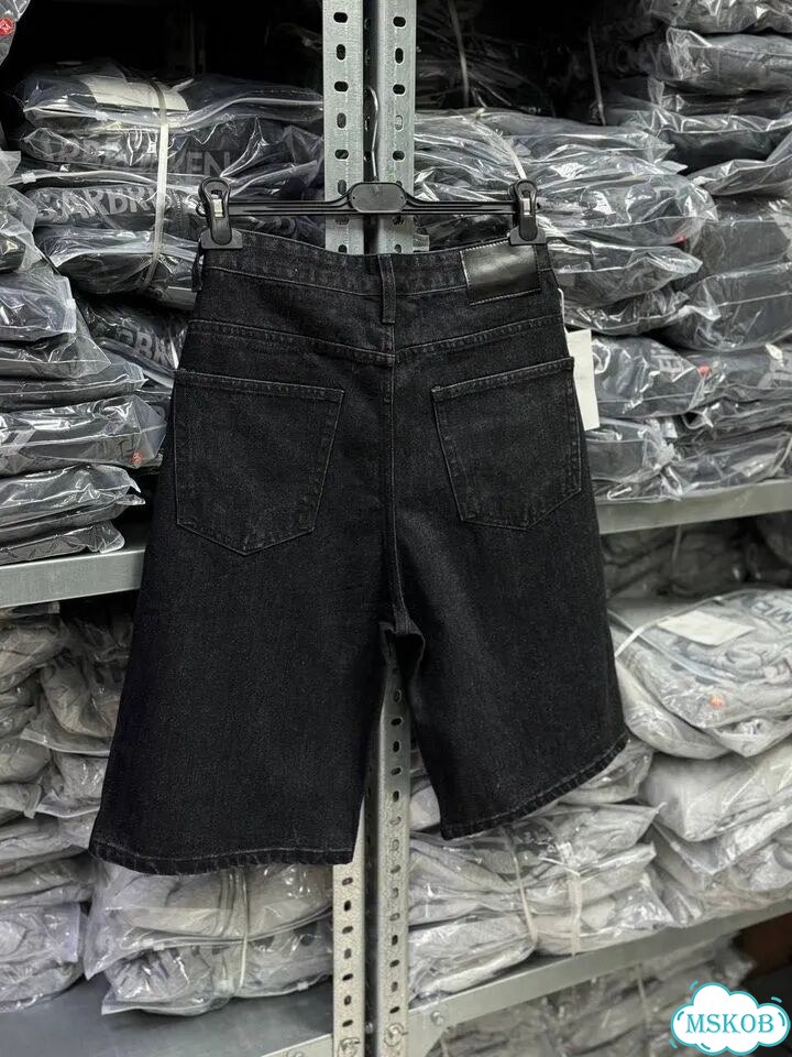 Шорты джинсовые Zara type черные фото 5