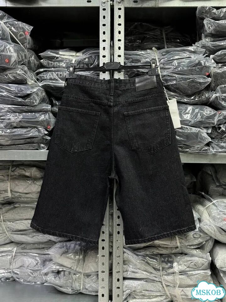 Шорты джинсовые Zara type черные фото 6