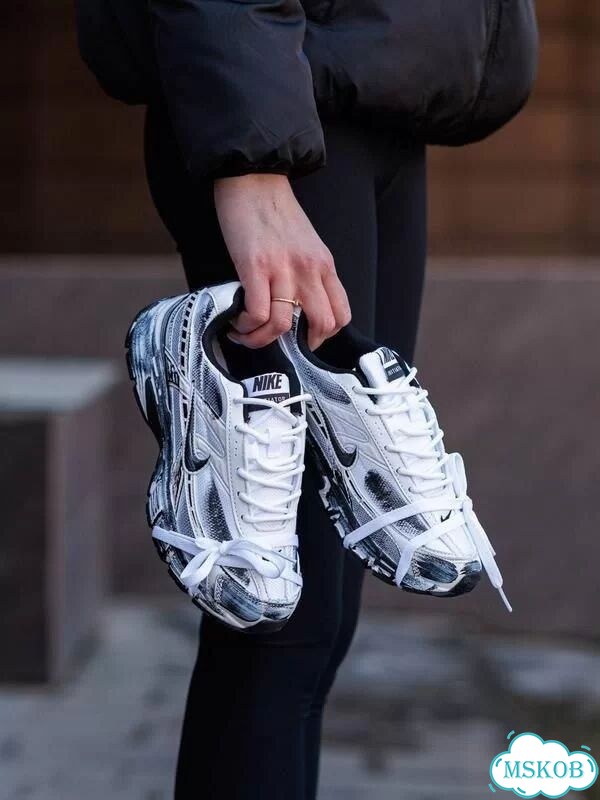 Кроссовки Nike Initiator Custom Бело-Черные фото 6