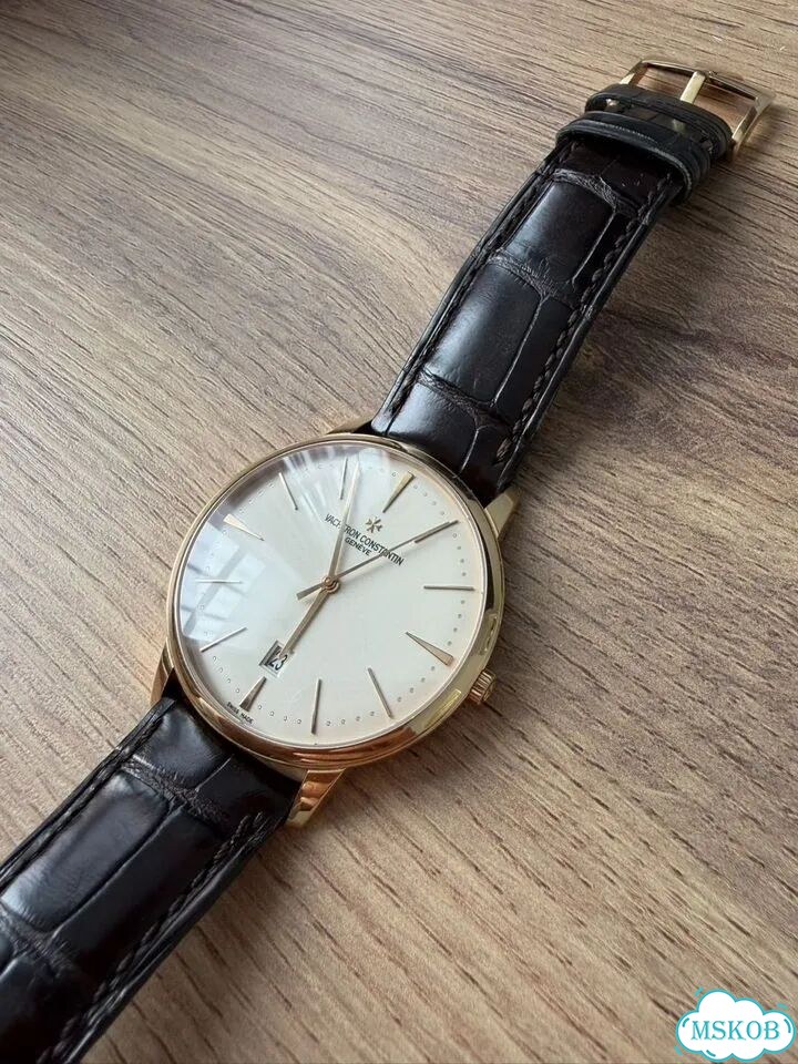 Швейцарские часы Vacheron Constantin золотые фото 7