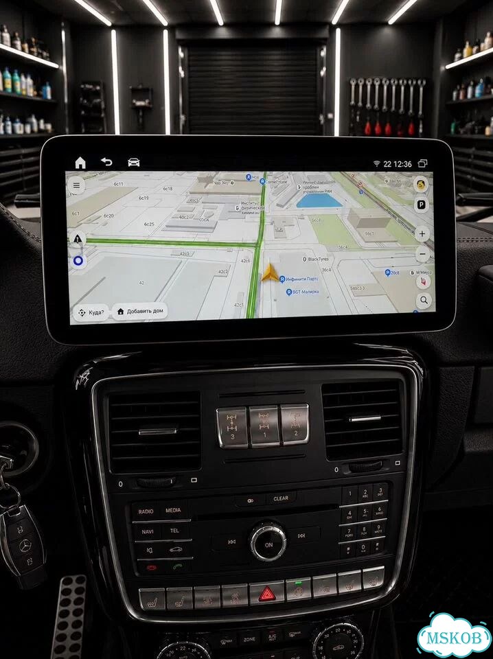 Монитор андроид mercedes G класс 2013-2018 фото 3